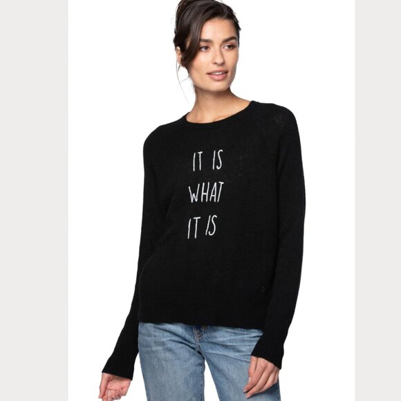 Golden Sunset - It is what it is Cashmere Crew Neck